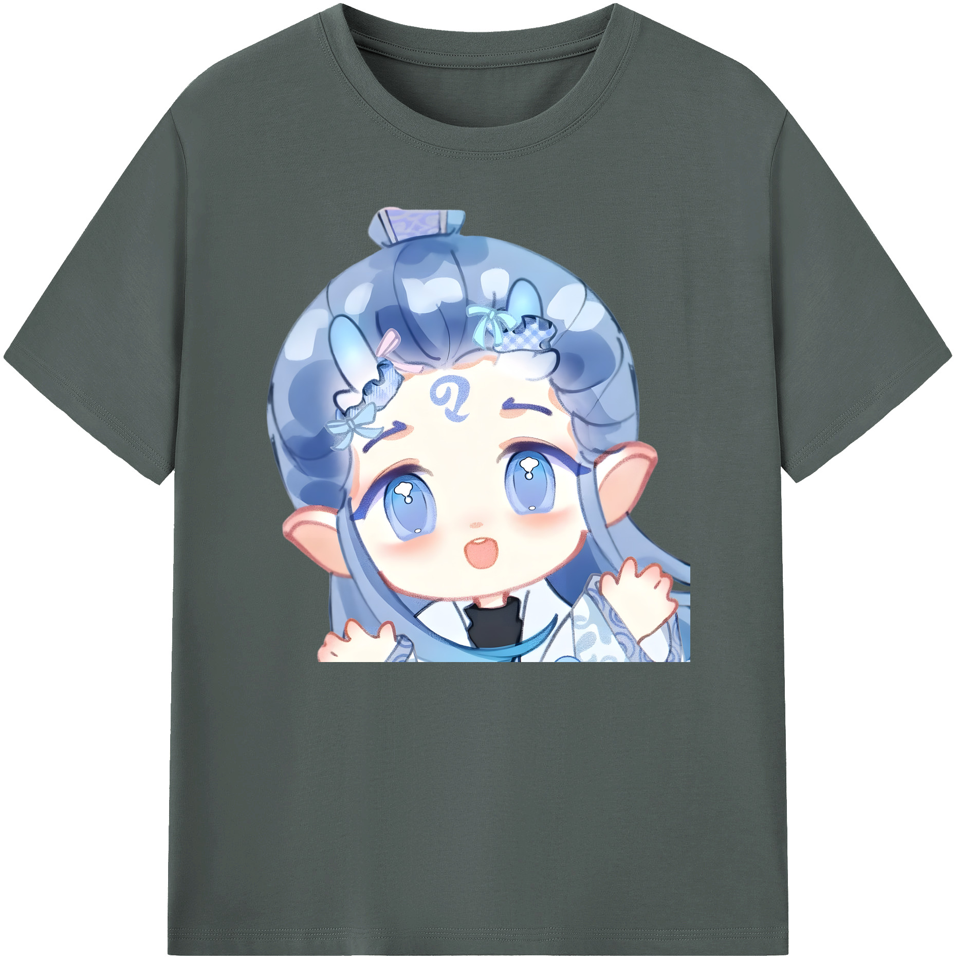 （画像用） Ne Zha 2 ナタ 魔童の大暴れ 綿100％ メンズ半袖Tシャツ｜肌触りやわらか＆通気性